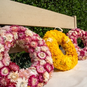 Blush Pink + Eternal Sunshine  - otthon & életmód - dekoráció - ajtó- és ablak dekoráció - ajtódísz & kopogtató - Meska.hu