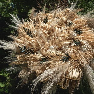 Aurelia Pampas Crown - esküvő - dekoráció - helyszíni dekor - Meska.hu