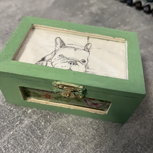 Kincses láda, Otthon & Életmód, Tárolás & Rendszerezés, Doboz, Festészet, Papírművészet, MESKA