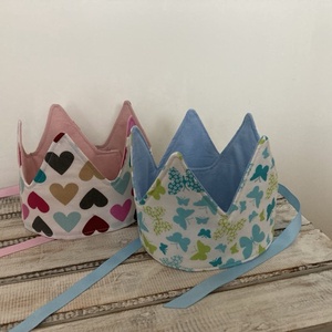 Textil korona kis hercegeknek/hercegnőknek! - otthon & életmód - dekoráció - fali és függő dekoráció - falra akasztható dekor - Meska.hu