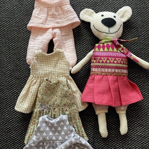 Öltöztethető textil maci! - otthon & életmód - dekoráció - fali és függő dekoráció - falra akasztható dekor - Meska.hu