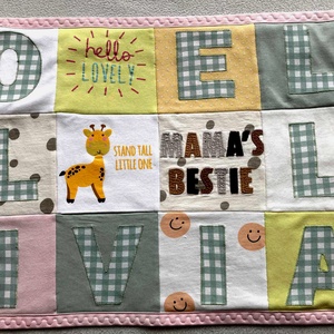 Patchwork emléktakaró . - otthon & életmód - babaszoba, gyerekszoba - babatakaró, gyerek pléd - Meska.hu