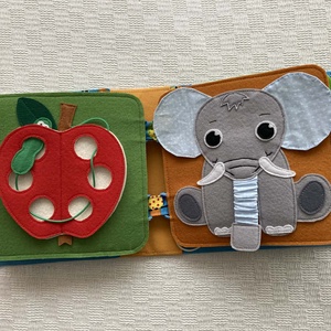 Csendeskönyv,matatókönyv kicsiknek. - Meska.hu