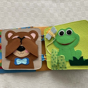 Csendeskönyv,matatókönyv kicsiknek. - játék & sport - készségfejlesztő és logikai játék - logikai játékok - Meska.hu