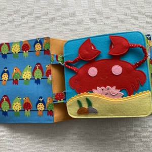 Csendeskönyv,matatókönyv kicsiknek. - játék & sport - készségfejlesztő és logikai játék - logikai játékok - Meska.hu