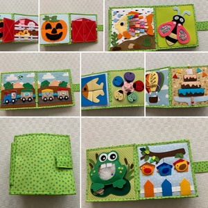 Csendeskönyv. - baba - mama - baba játékok - textilkönyv & babakönyv - Meska.hu