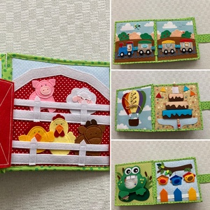 Csendeskönyv. - baba - mama - baba játékok - textilkönyv & babakönyv - Meska.hu