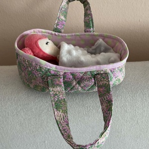 Mózeskosár babával. - baba - mama - baba ágynemű - babafészek - Meska.hu