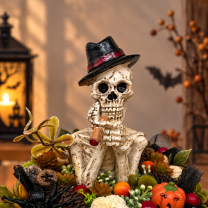 Halloween-i csontvázas asztaldísz - otthon & életmód - dekoráció - halloween - halloweeni asztaldísz - Meska.hu