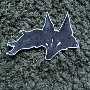 Matrica - black fox - Meska.hu