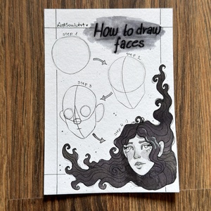 Eredeti, kézzel készült illusztráció - 2025 inktober - Rajz tutorial - művészet - grafika & illusztráció - tus - Meska.hu