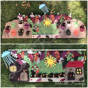 ÚJ!!! Sün Balázs interaktív meseszőnyeg, játszószőnyeg, játszópad, bábszínház, falvédő, ujjbáb készlet  -  - Meska.hu