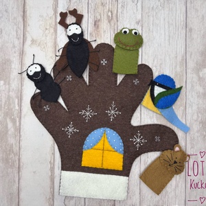 Kesztyű mese ujjbáb készlet, Játék & Sport, Bábok, Ujjbáb, Baba-és bábkészítés, Hímzés, MESKA