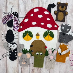 A vityilló ujjbáb készlet, Játék & Sport, Bábok, Ujjbáb, Baba-és bábkészítés, Hímzés, MESKA