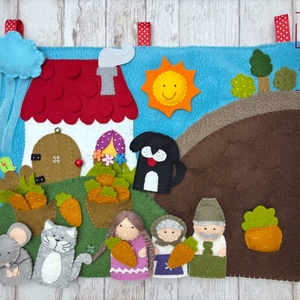 Répamese interaktív meseszőnyeg, ujjbáb készlet  - játék & sport - bábok - báb készlet - Meska.hu