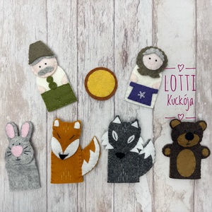 Vajaspánkó ujjbáb készlet - játék & sport - bábok - ujjbáb - Meska.hu