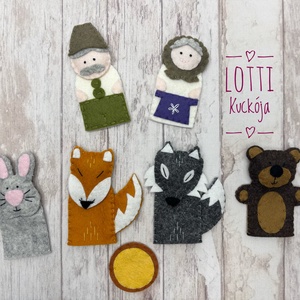 Vajaspánkó ujjbáb készlet - játék & sport - bábok - ujjbáb - Meska.hu