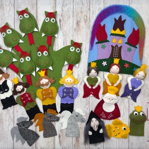 Magyar népmesék / Királyos ujjbáb készlet, Játék & Sport, Bábok, Ujjbáb, Baba-és bábkészítés, Hímzés, MESKA