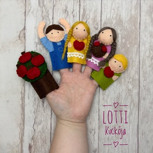 Hüvelykujjam almafa... ujjbáb készlet, Játék & Sport, Bábok, Ujjbáb, Baba-és bábkészítés, Hímzés, MESKA