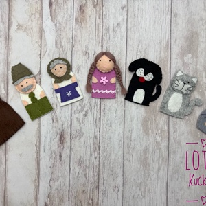 Répamese ujjbáb készlet - játék & sport - bábok - ujjbáb - Meska.hu