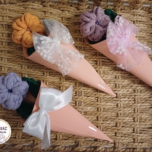 Horgolt virág , Otthon & Életmód, Virágdekoráció, Virágdíszek, Asztali virágdísz, Horgolás, MESKA