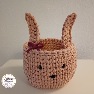 Horgolt nyuszi tároló, , Horgolás, MESKA