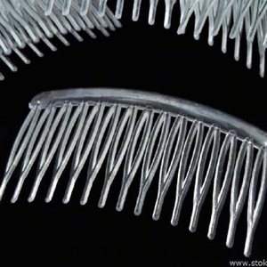 ESKÜVŐ HAD02 - Műanyag hajfésű 80x45mm, Esküvő, Hajdísz, Hajtű, , MESKA