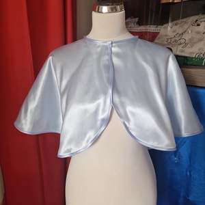 ESKÜVŐ - Elegáns szatén boleró, pelerin - több színben - esküvő - kiegészítők - bolero és válltakaró - Meska.hu