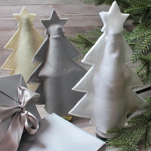 DCS76 - Karácsonyfa alakú ajándék csomagolás borosüvegre - karácsony - karácsonyi ajándékozás - karácsonyi ajándékcsomagolás - Meska.hu