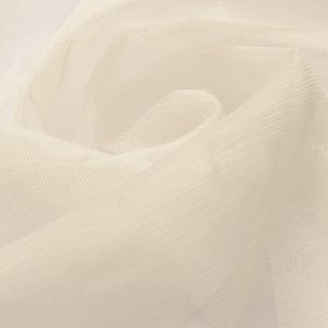 Esküvő ANY34 - 165cm széles ekrü keményített tüll anyag, dekoranyag, Kellékek & szerszámok, Méteráru, Anyagcsomag, , MESKA