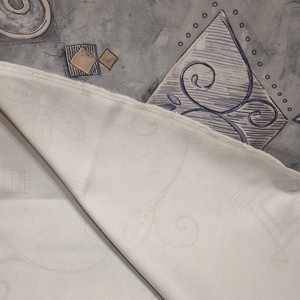 ANY35 - Transfertex Desing nyomtatott absztrakt (virágos, geometrikus) mintás szövet - kellékek & szerszámok - méteráru - vászon - pamutvászon - Meska.hu