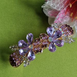 ESKÜVŐ HAD214 - Menyasszonyi strasszköves, virág mintás franciacsat, Esküvő, Hajdísz, Kontydísz & Hajdísz, Ékszerkészítés, MESKA