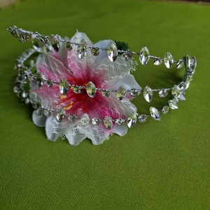 ESKÜVŐ HAD228 - Menyasszonyi kristályköves 3 soros hajpánt, hajdísz , Esküvő, Hajdísz, Hajpánt, Ékszerkészítés, MESKA