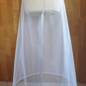 ESKÜVŐ ASZ01A - 1 körös rugalmas fehér menyasszonyi alsószoknya, abroncs, lépéskönnyítő - Meska.hu