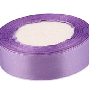 25SZS63 - 25mm-es szatén szalag � ibolyalila 63., Kellékek & szerszámok, Méteráru, Dekorációs alapanyag, , MESKA