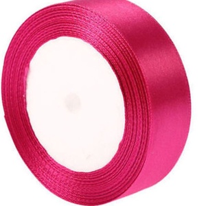 25SZS72 - 25mm-es szatén szalag - magenta 72., Kellékek & szerszámok, Méteráru, Dekorációs alapanyag, , MESKA
