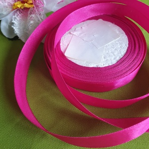 25SZS72 - 25mm-es szatén szalag - magenta 72. - kellékek & szerszámok - méteráru - dekorációs alapanyag - Meska.hu