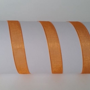 10SZO09 - 10mm-es organza szalag � narancs 9. - Meska.hu