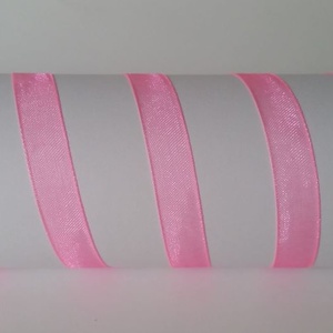 10SZO14 - 10mm-es organza szalag � neonrózsaszín 14. - Meska.hu