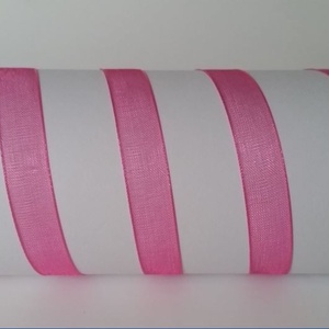 10SZO15 - 10mm-es organza szalag � pink 15. - Meska.hu