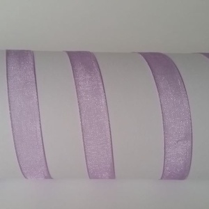10SZO21 - 10mm-es organza szalag - középlila 21. - Meska.hu