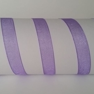 10SZO22 - 10mm-es organza szalag � ibolyalila 22. - Meska.hu