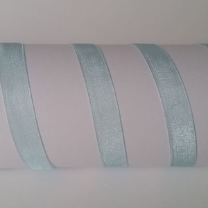 10SZO24 - 10mm-es organza szalag � világostürkiz 24. - Meska.hu