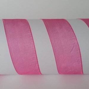 20SZO15 - 20mm-es organza szalag � pink 15. - Meska.hu