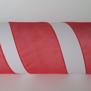 40SZO17 - 40mm-es organza szalag � piros 17. - Meska.hu