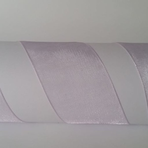 40SZO19 - 40mm-es organza szalag � világoslila 19. - Meska.hu