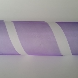 40SZO22 - 40mm-es organza szalag � ibolyalila 22. - Meska.hu