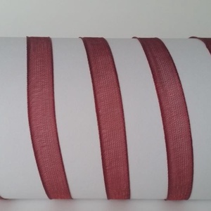 6SZO17 - 6mm-es organza szalag � piros 17. - Meska.hu