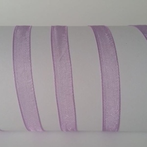 6SZO21 - 6mm-es organza szalag - középlila 21. - Meska.hu