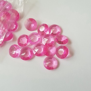 Pink színű 12mm-es gyémánt alakú dekorkő, strasszkő dekor - kellékek & szerszámok - dekorációs kellékek - egyéb kellékek - Meska.hu